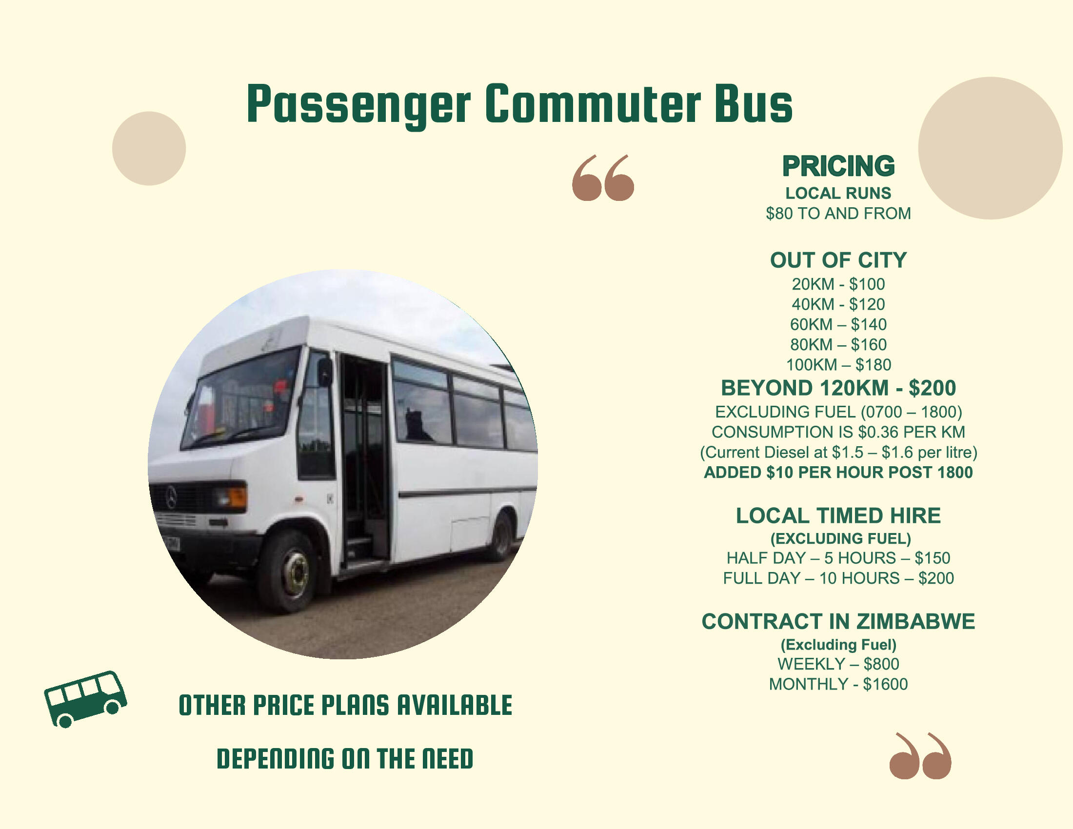 Passenger Commuter Bus